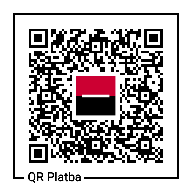 QR Platba jako dar na podporu webových stránek